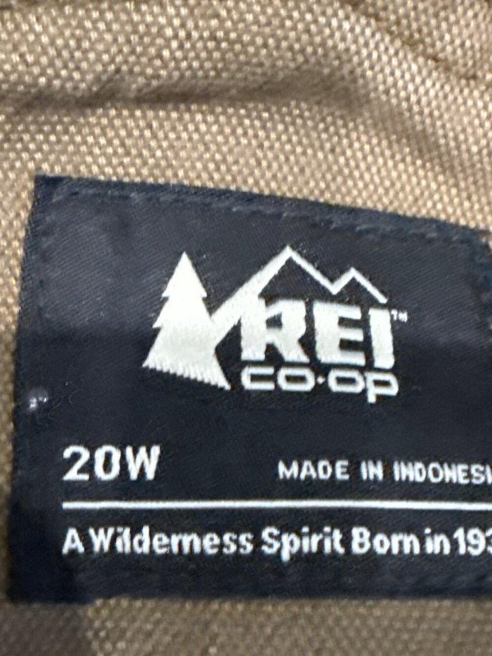 REI Overalls Womens 20 Tall Olive Green Canvas Utility - Picture 2 of 4